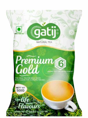 GATIJ PREMIUM GOLD TEA,  NATURAL STRONG  TEA 500G